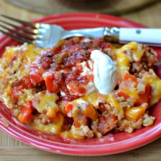 Chicken Fajita Casserole - Recipe photo by Small Town Woman