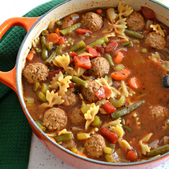 Meatball Soup - Recipe photo by Small Town Woman