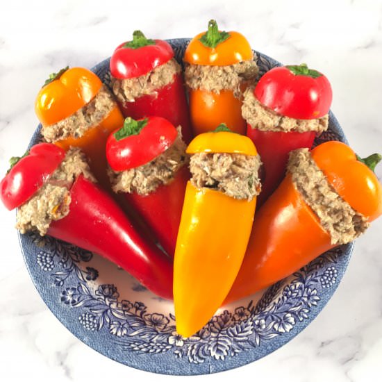 Pepper Poppers with Sardine Salad - Recipe photo by summeryule.com
