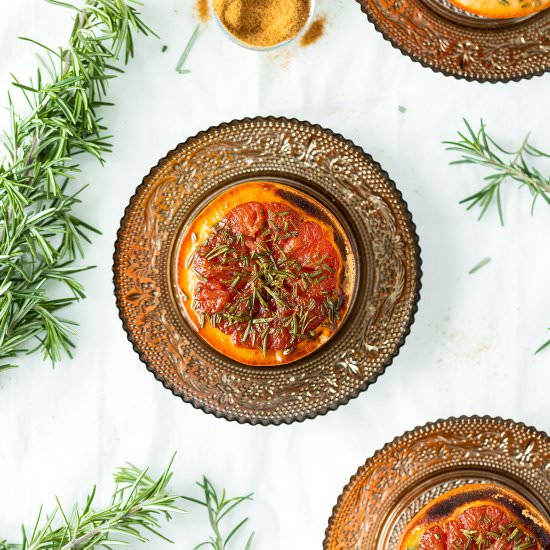 Broiled Grapefruit with Rosemary - Recipe photo by thehealthfulideas