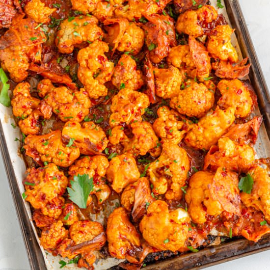 Vegan Roasted Cauliflower Wings - Recipe photo by Priyanka DK