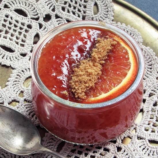 Orange tapioca pearls dessert - Recipe photo by Foodohfood