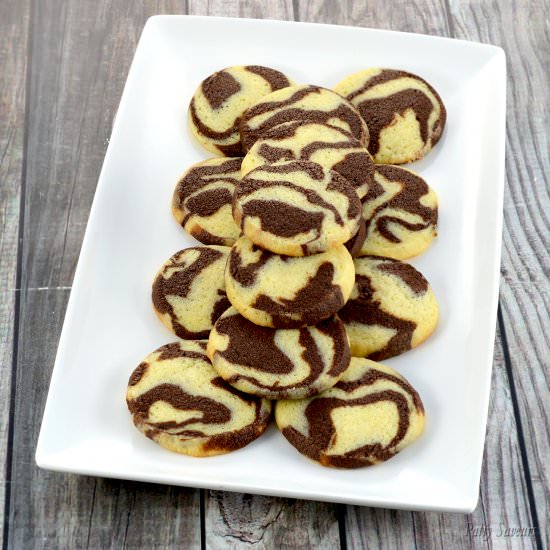 Chocolate Marble Cookies Recipe - Recipe photo by pattysaveurs