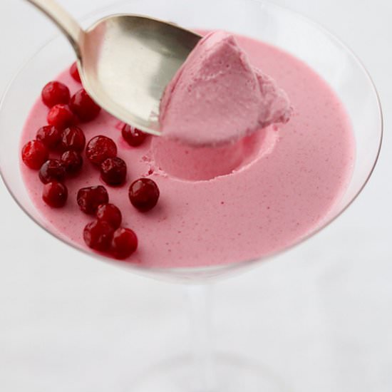 Lingonberry Skyr Mousse - Recipe photo by truenorthkitchen