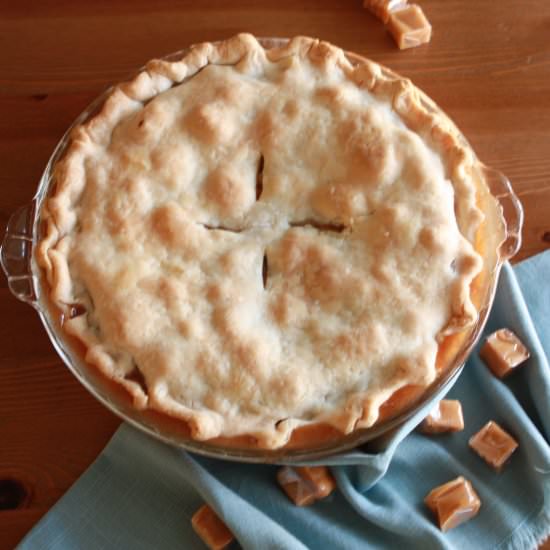 Brown Sugar Caramel Apple Pie - Recipe photo by theshortordercook