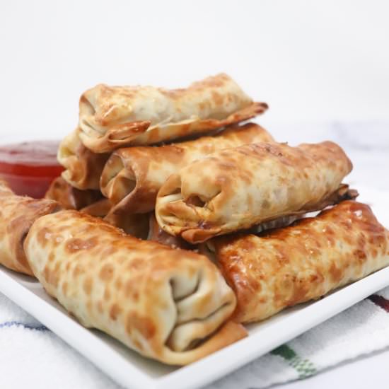 Air Fryer Crispy Pork Egg Rolls - Recipe photo by simplylowcal