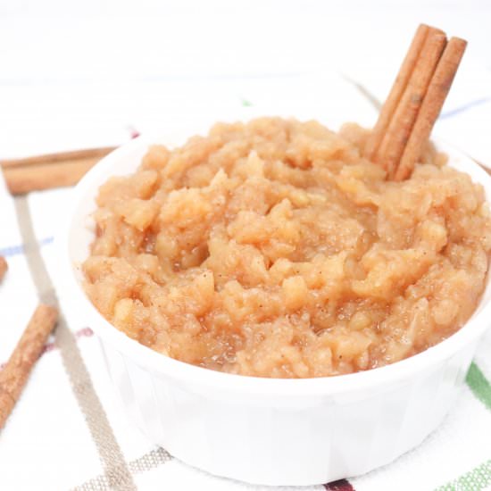 Instant Pot Cinnamon Applesauce - Recipe photo by simplylowcal