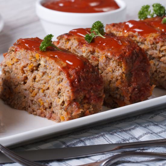 Cracker Barrel Meatloaf - Recipe photo by TheRecipeFairy