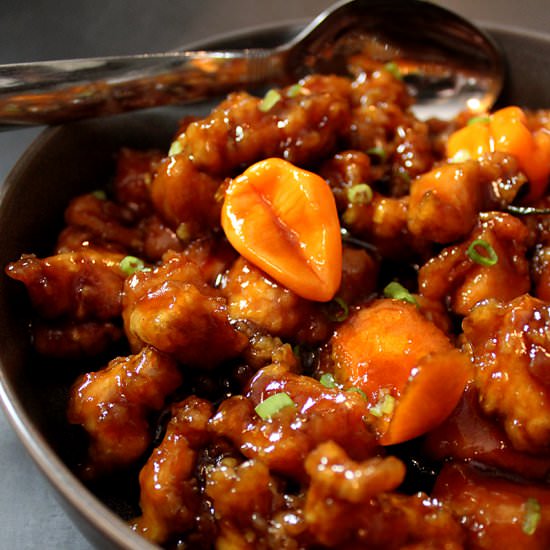 Sweet & Spicy Tempura Chicken - Recipe photo by SimplyHappenings