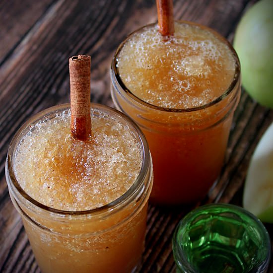 Boozy Apple Slushie - Recipe photo by SimplyHappenings