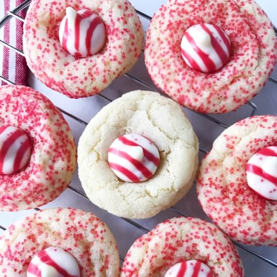 Candy Cane Kiss Cookies - Recipe photo by mycasualpantry