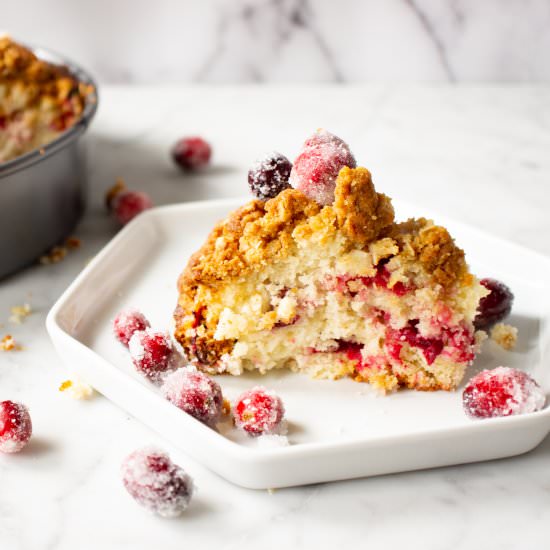 Cranberry Coffee Cake - Recipe photo by owlbbaking