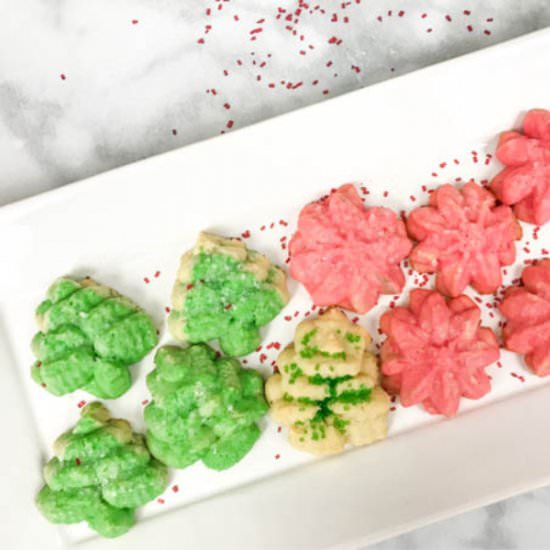 Easy Christmas Spritz Cookies - Recipe photo by Craftingafamily