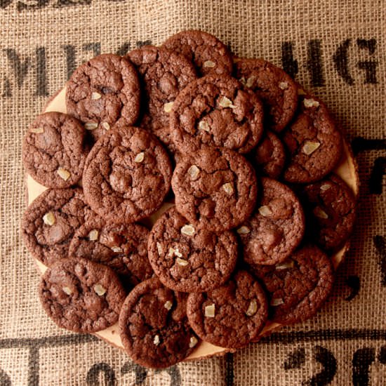Chocolate Orange Ginger Cookies - Recipe photo by browniebites