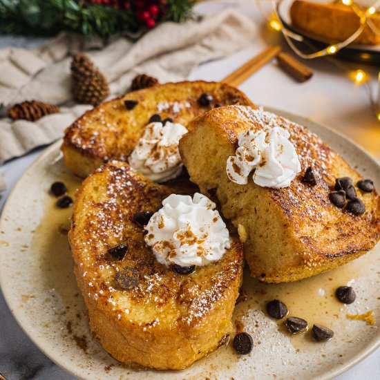Dairy Free Eggnog French Toast - Recipe photo by Shuangys Kitchensink