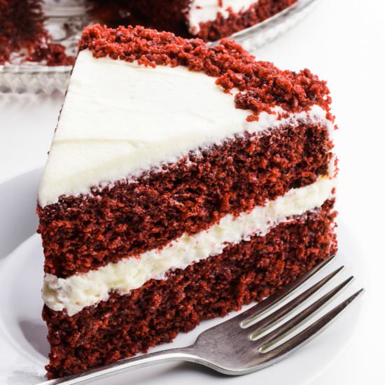 Vegan Red Velvet Cake - Recipe photo by NamelyMarly