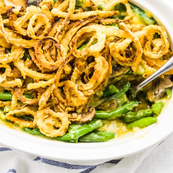 Vegan Green Bean Casserole - Recipe photo by NamelyMarly