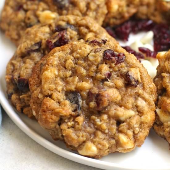White Chocolate Cranberry Oatmeal - Recipe photo by suebeehomemaker