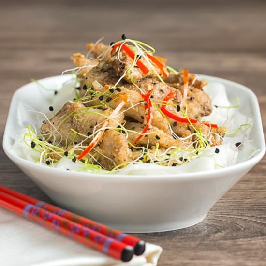 Salt and Pepper Chicken - Recipe photo by Brian Jones