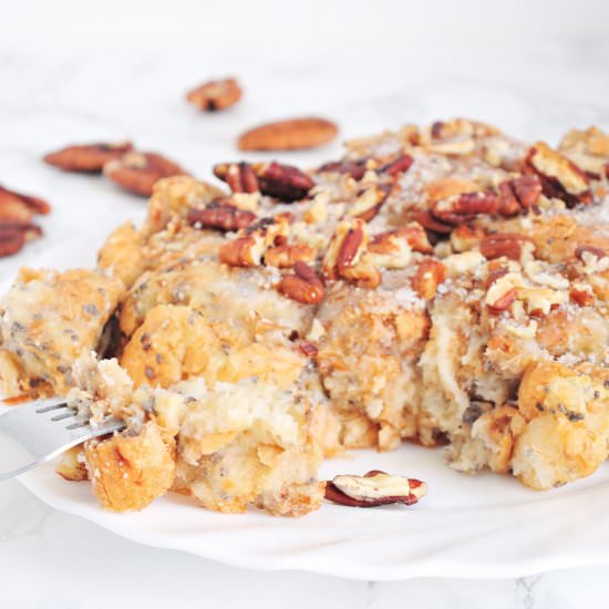 Vegan roasted French toast - Recipe photo by rabarbarowo
