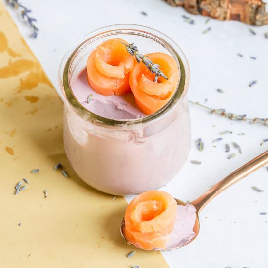 Lavender Panna Cotta with Salmon - Recipe photo by SprinklesandSeaSalt