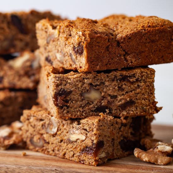 APRICOT-WALNUT BREAKFAST CAKE - Recipe photo by Mychefsapron