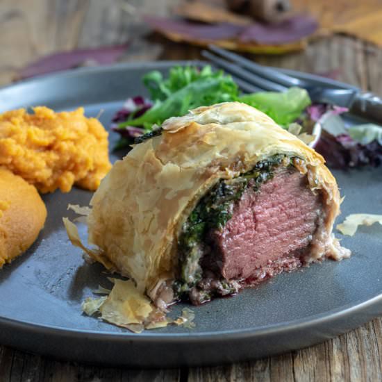 Venison Wellington - Recipe photo by BinkysCulinaryCarnival