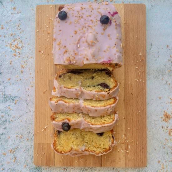Blueberry and Coconut Loaf Cake - Recipe photo by RominasLittleCorner