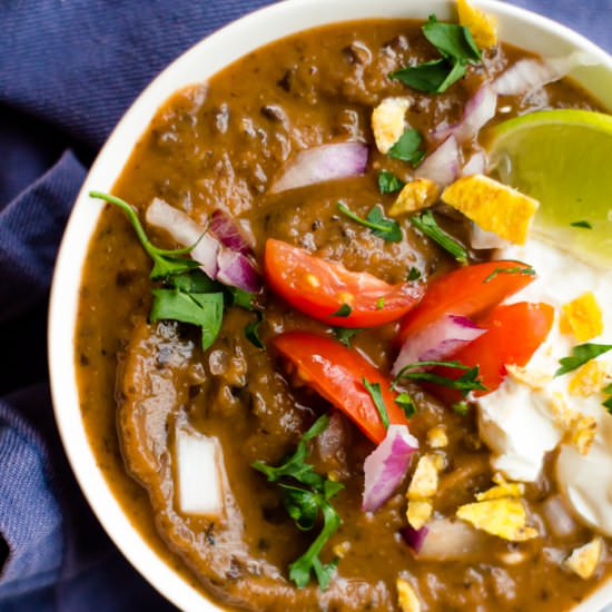 Black Bean & Butternut Squash Soup - Recipe photo by Thenaturalnurturer