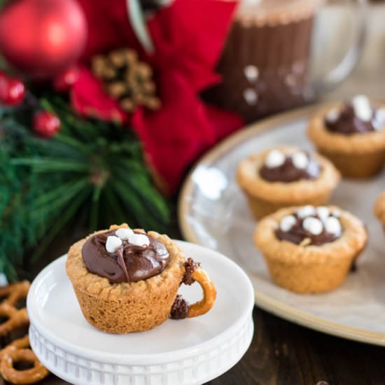Hot Chocolate Cookie Cups - Recipe photo by Sweet Beginnings