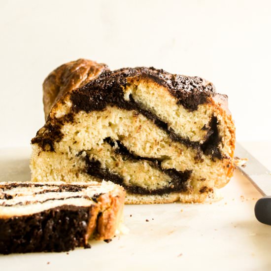Chocolate Babka - Recipe photo by The Desserted Girl