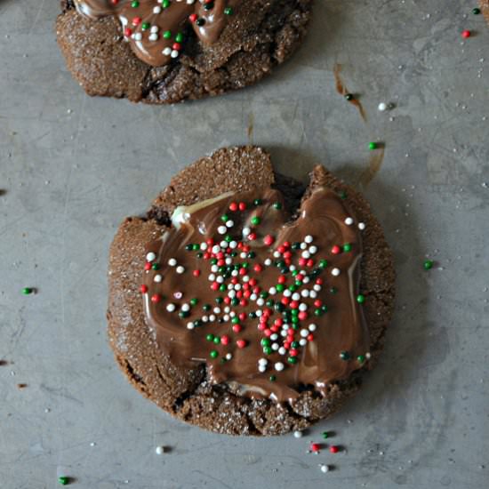 Andes Mint Christmas Cookies - Recipe photo by katemovingforward
