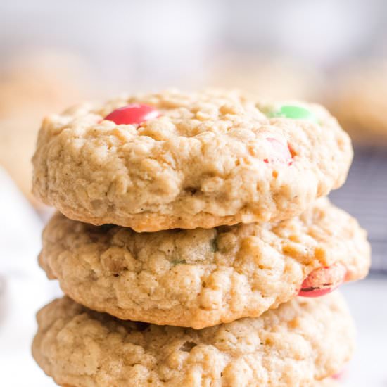 Gluten-Free Oatmeal M&M Cookies - Recipe photo by The Best of this Life