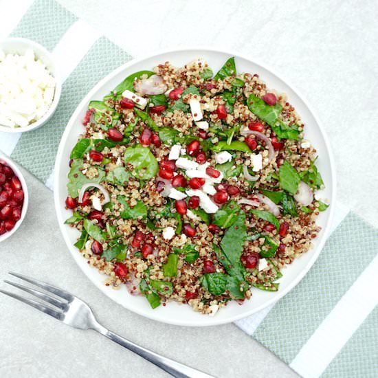 Pomegranate Quinoa Salad - Recipe photo by anothertablespoon