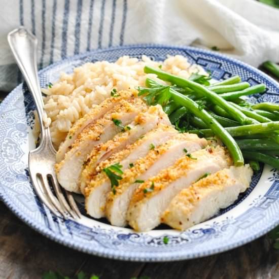 Parmesan Crusted Chicken - Recipe photo by The Seasoned Mom