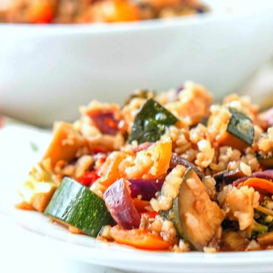 Slow Cooker Stir Fry Vegetables - Recipe photo by MyLifeCookbook