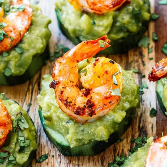 Shrimp guacamole bites - Recipe photo by PrimaveraKitchen
