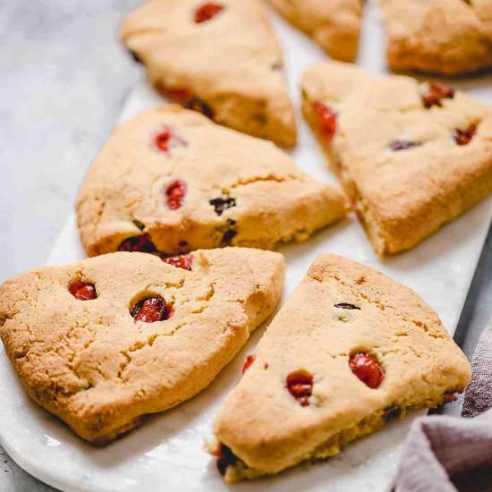 Cranberry Orange Scones - Recipe photo by PrimaveraKitchen