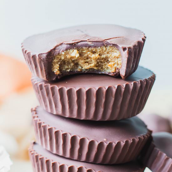 Triple Pumpkin Chocolate Cups - Recipe photo by upbeetkitchen