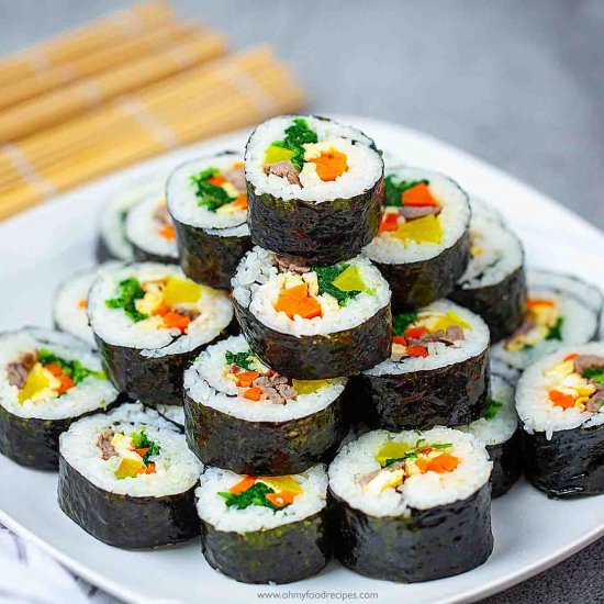 Kimbap - Recipe photo by ohmyfoodrecipes