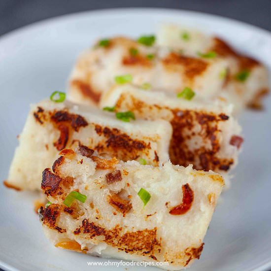 Turnip Cake - Recipe photo by ohmyfoodrecipes