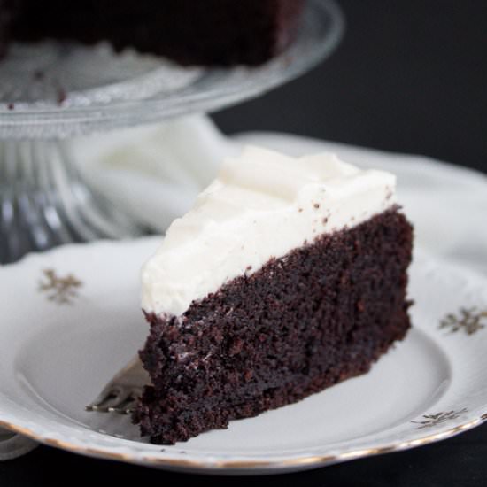 Chocolate Cake with Frosting - Recipe photo by adinutza