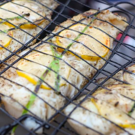 The Best Grilled Cod - Recipe photo by blackberrybabe