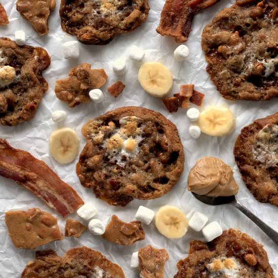 elvis fluffernutter cookies - Recipe photo by davebakes