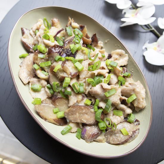 Miso Pork and Eggplant - Recipe photo by foodmakesmehappy