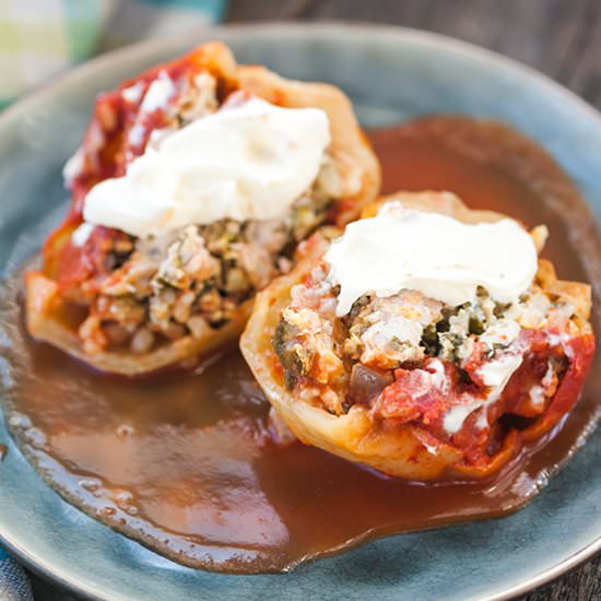 Stuffed peppers - Recipe photo by gabilupu