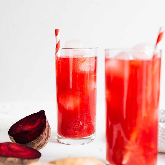 Ginger Beet Kombucha - Recipe photo by liveeatlearn