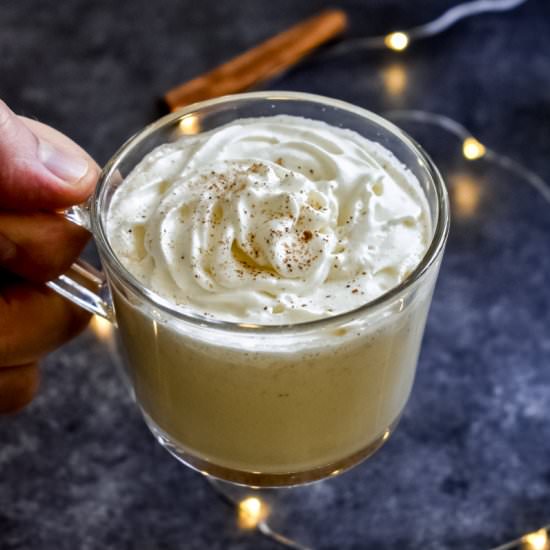 Easy Homemade Eggnog - Recipe photo by stressbaking