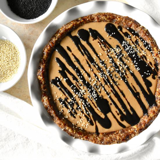 Creamy Tahini Pie - Recipe photo by toopreciousforprocessed