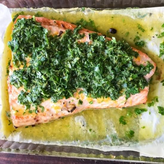 Salmon with citrus sauce - Recipe photo by Italian Chips